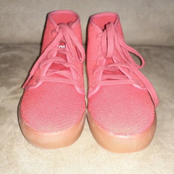 POP-Stanley-Kid's Multi-Light Up Sneaker-Mini USB-LED-Red Knit-Size 2 - Picture 4 of 10